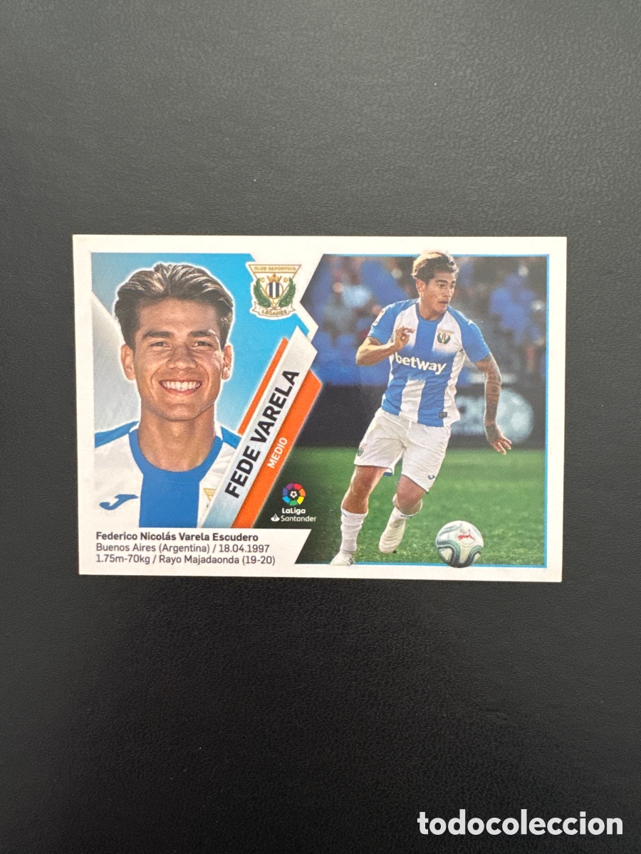 Figurine di Calcio: FEDE VARELA LEGANES N&Uacute;MERO 9BIS COLOCA LIGA ESTE 2019 2020