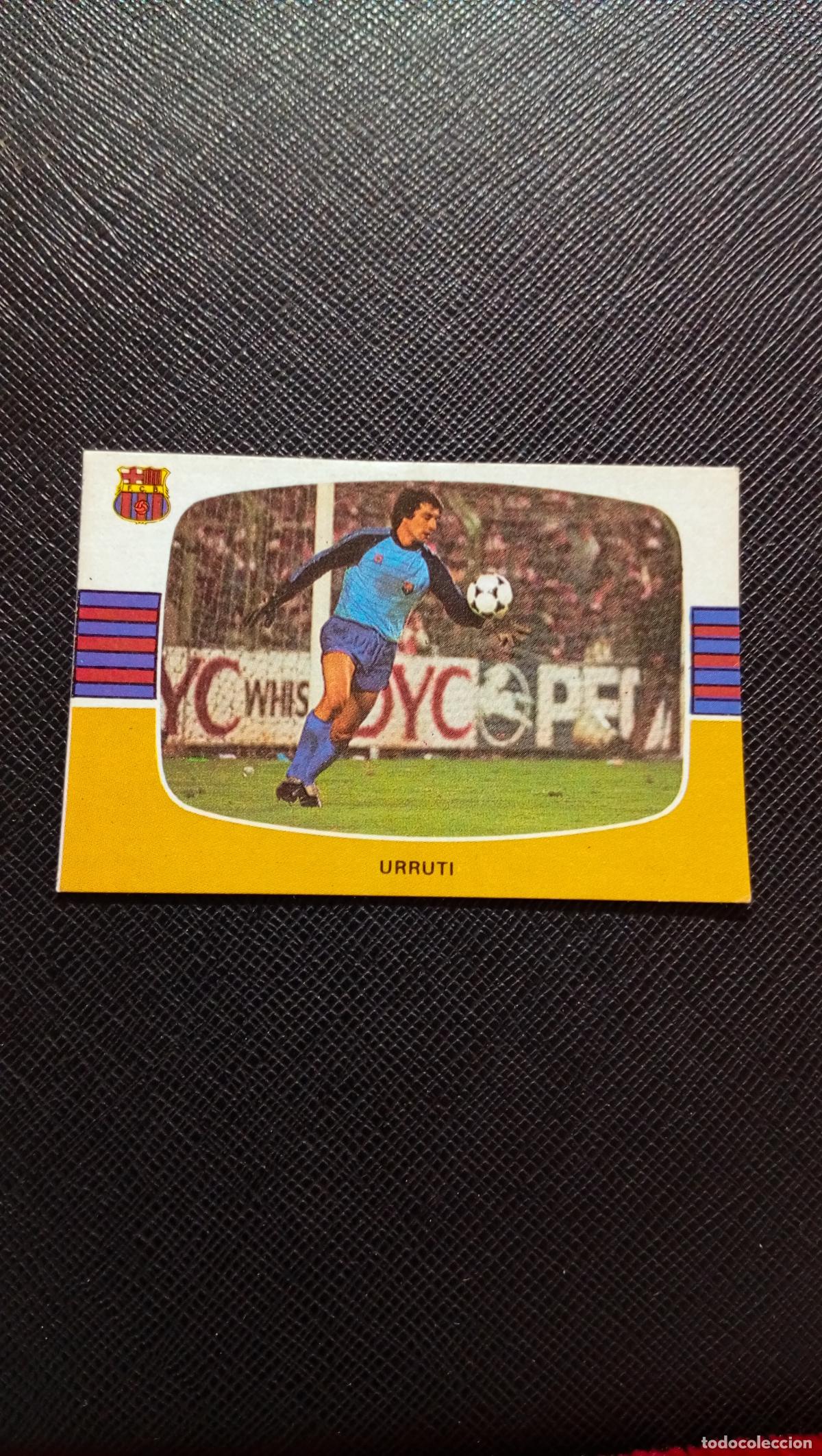 Cromos de F&uacute;tbol: URRUTI BARCELONA CANO 1984 1985 CROMO FUTBOL 84 85 LIGA - SIN PEGAR - A175 PG74