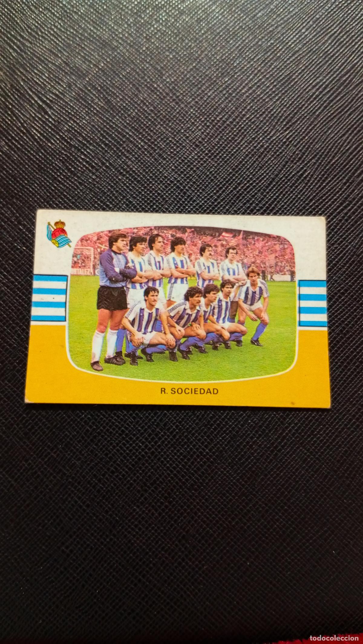 Cromos de F&uacute;tbol: PLANTILLA REAL SOCIEDAD CANO 1984 1985 CROMO FUTBOL 84 85 LIGA - SIN PEGAR - A184 PG1