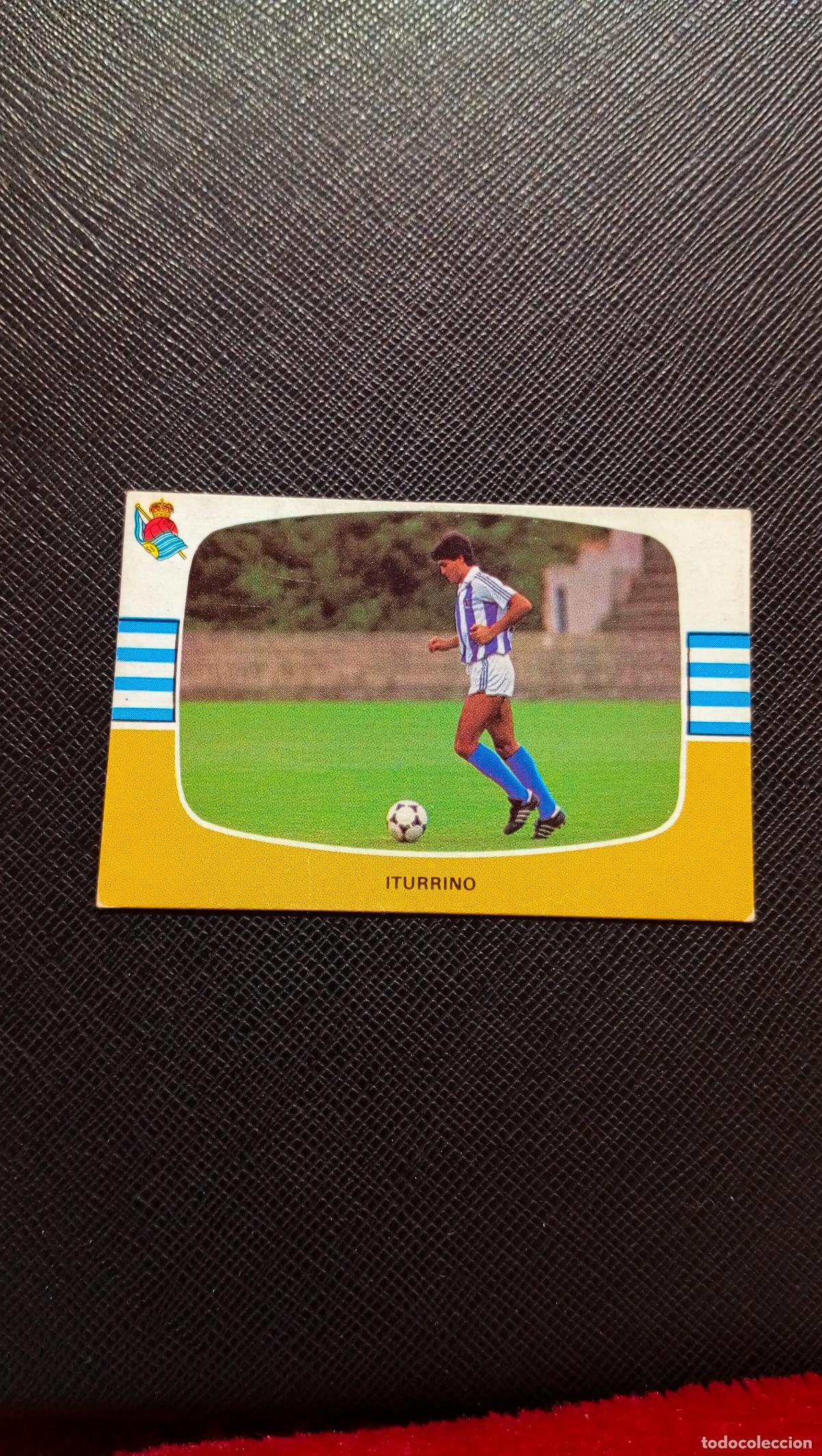 Cromos de F&uacute;tbol: ITURRINO REAL SOCIEDAD CANO 1984 1985 CROMO FUTBOL 84 85 LIGA - SIN PEGAR - A184 PG2 FICHAJE 36 A -B