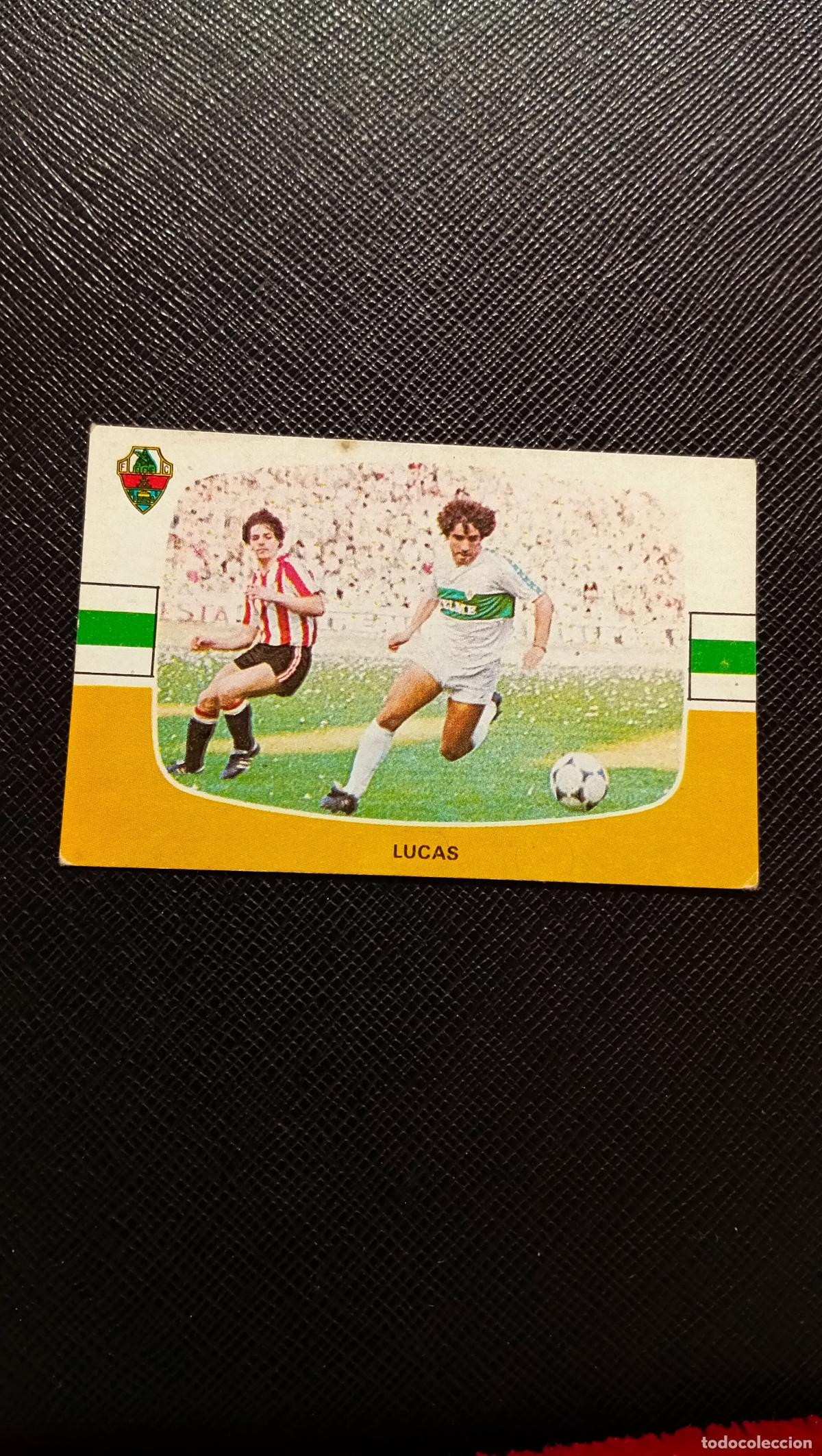 Football Stickers: LUCAS ELCHE CANO 1984 1985 CROMO FUTBOL 84 85 LIGA - SIN PEGAR - A184 PG11