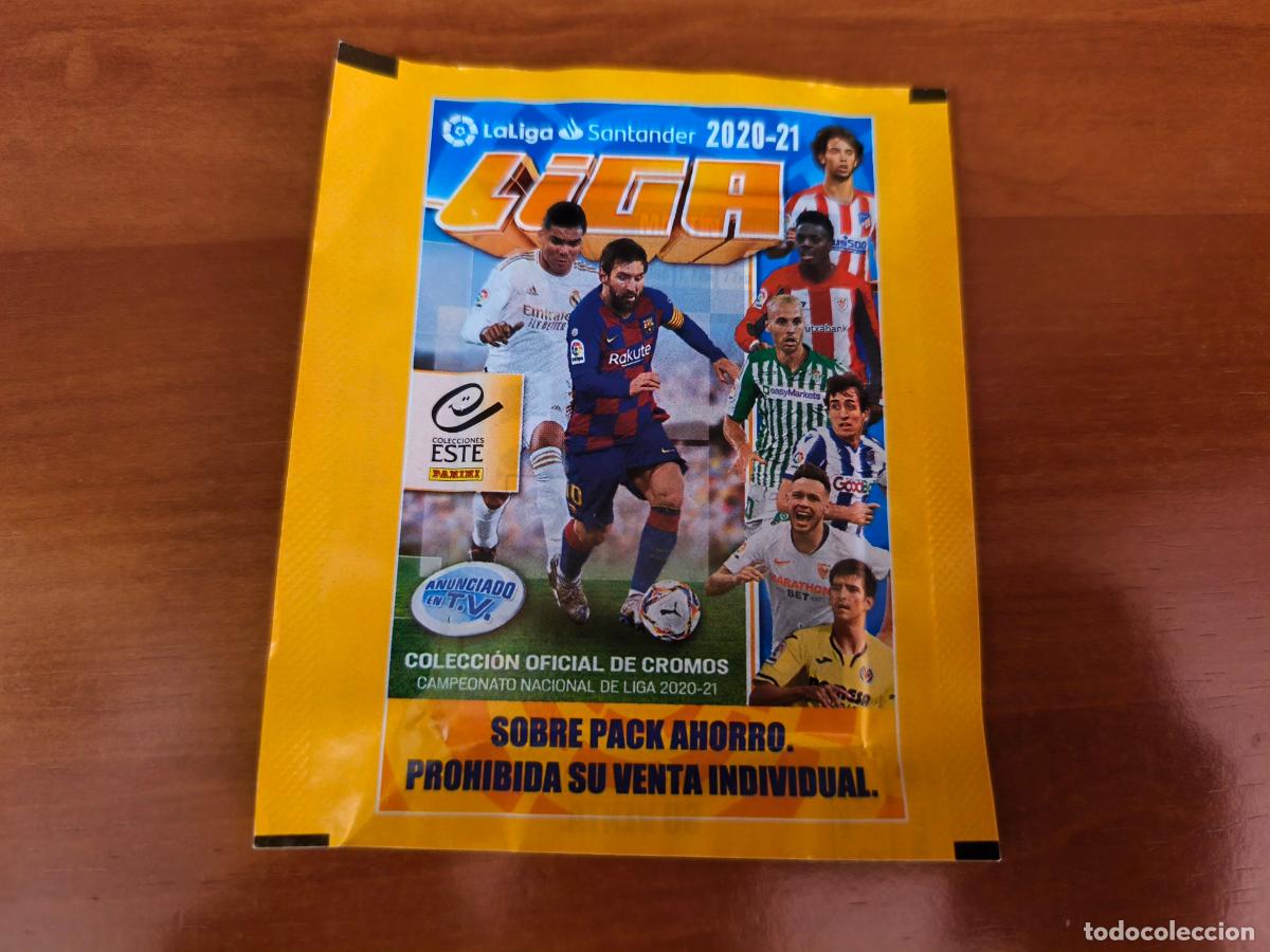 Cromos de f&uacute;tbol: SOBRE SIN ABRIR DE FUTBOL LIGA ESTE 20-21 DE PANINI
