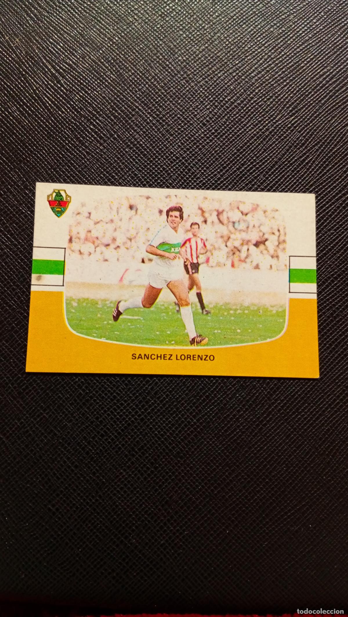 Cromos de F&uacute;tbol: SANCHEZ LORENZO ELCHE CANO 1984 1985 CROMO FUTBOL 84 85 LIGA - SIN PEGAR - A184 PG15