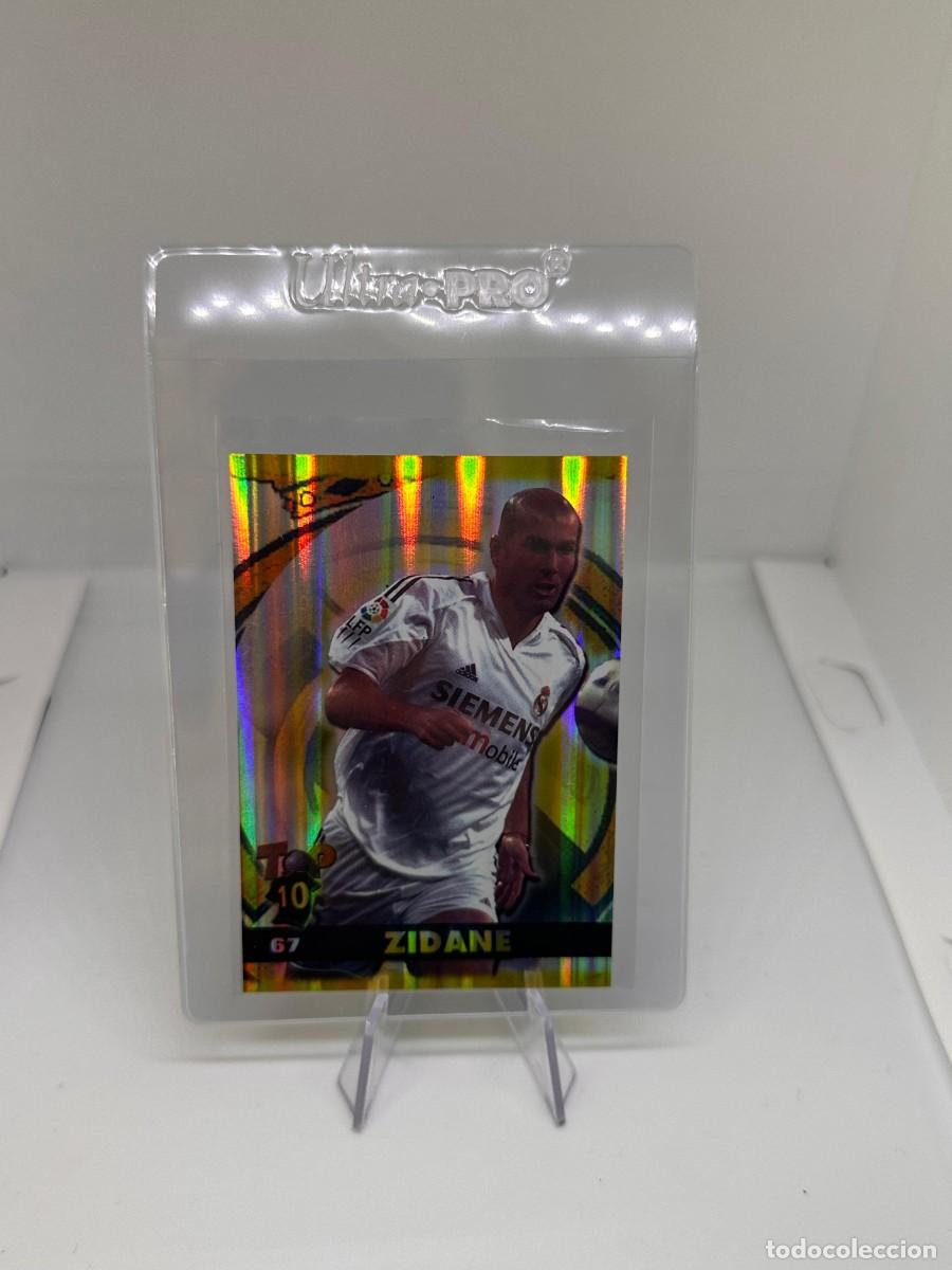 Fu&szlig;ball-Sticker: Zinedine Zidane Real Madrid Mundicromo Top Liga Foil 2004 2005