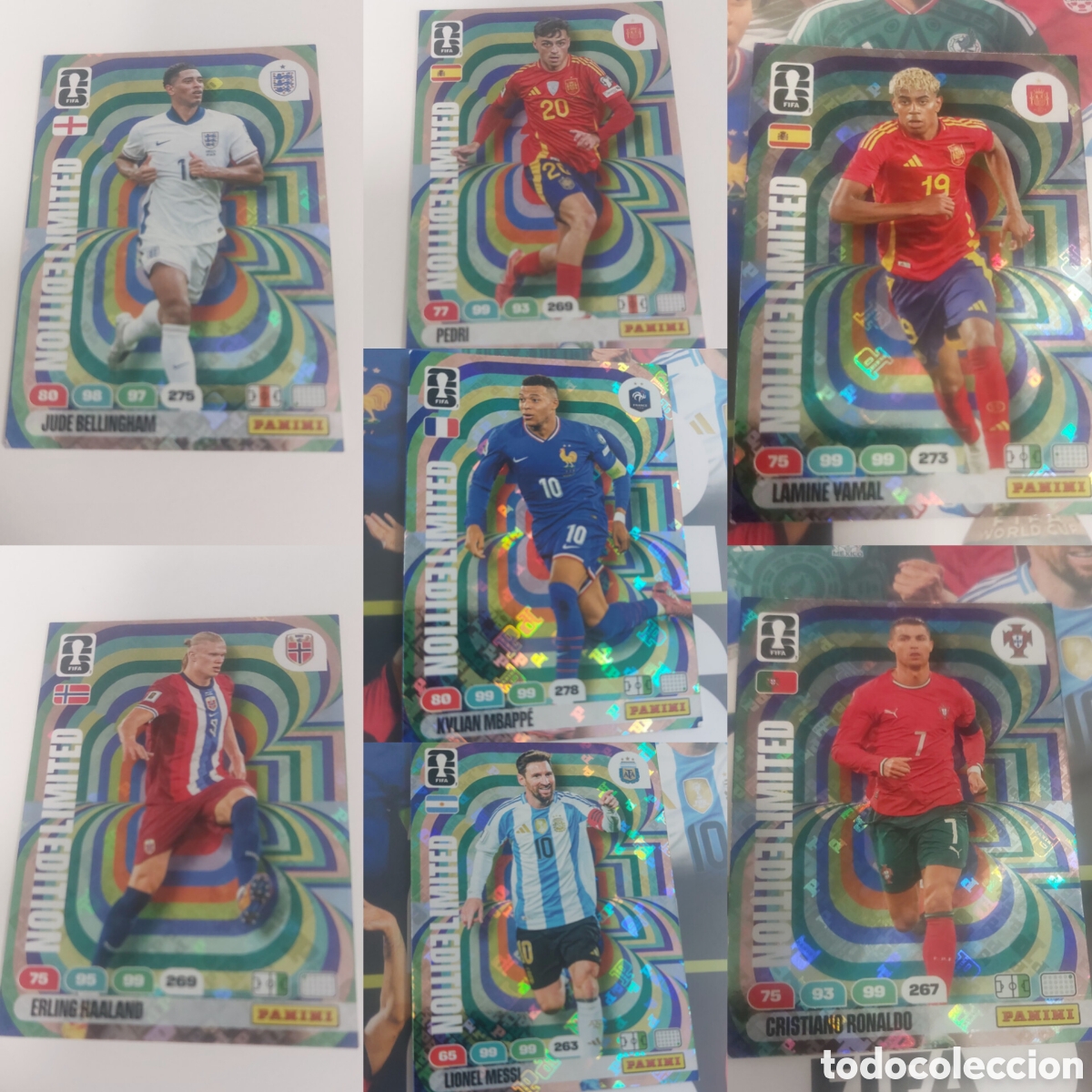 Cromos de F&uacute;tbol: Lote Limited Editions Adrenalyn XL Word Cup 2026