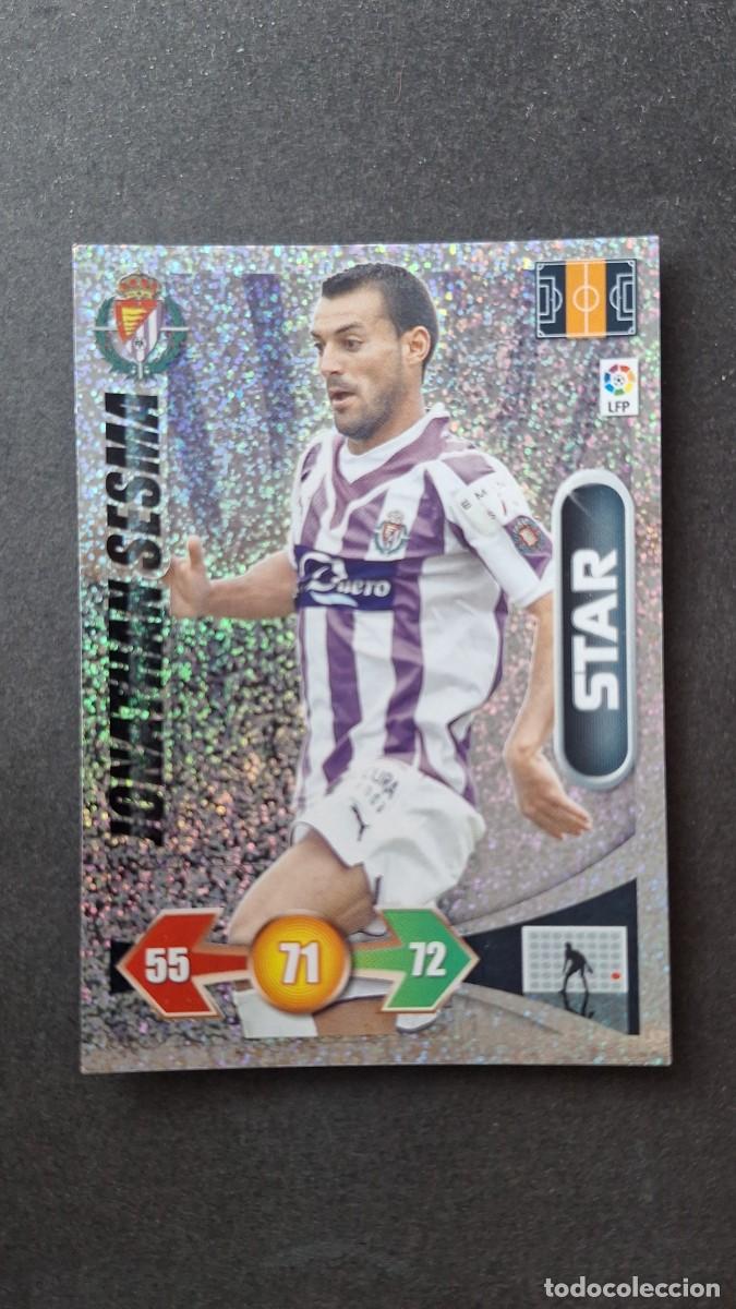 Cromos de F&uacute;tbol: L3 JONATHAN SESMA REAL VALLADOLID STAR BRILLANTINA GRUESA ADRENALYN XL LIGA 2009 2010 09 10 PANINI