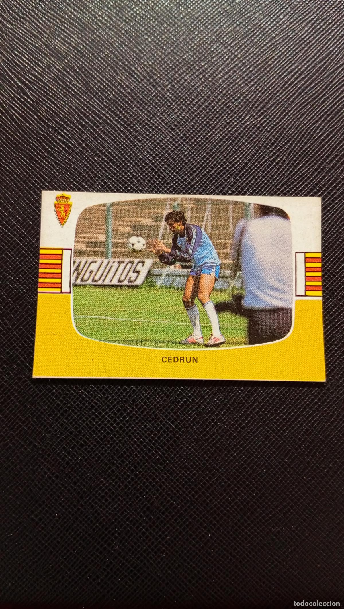 Cromos de F&uacute;tbol: CEDRUN ZARAGOZA CANO 1984 1985 CROMO FUTBOL 84 85 LIGA - SIN PEGAR - A184 PG24 FICHAJE 22 A