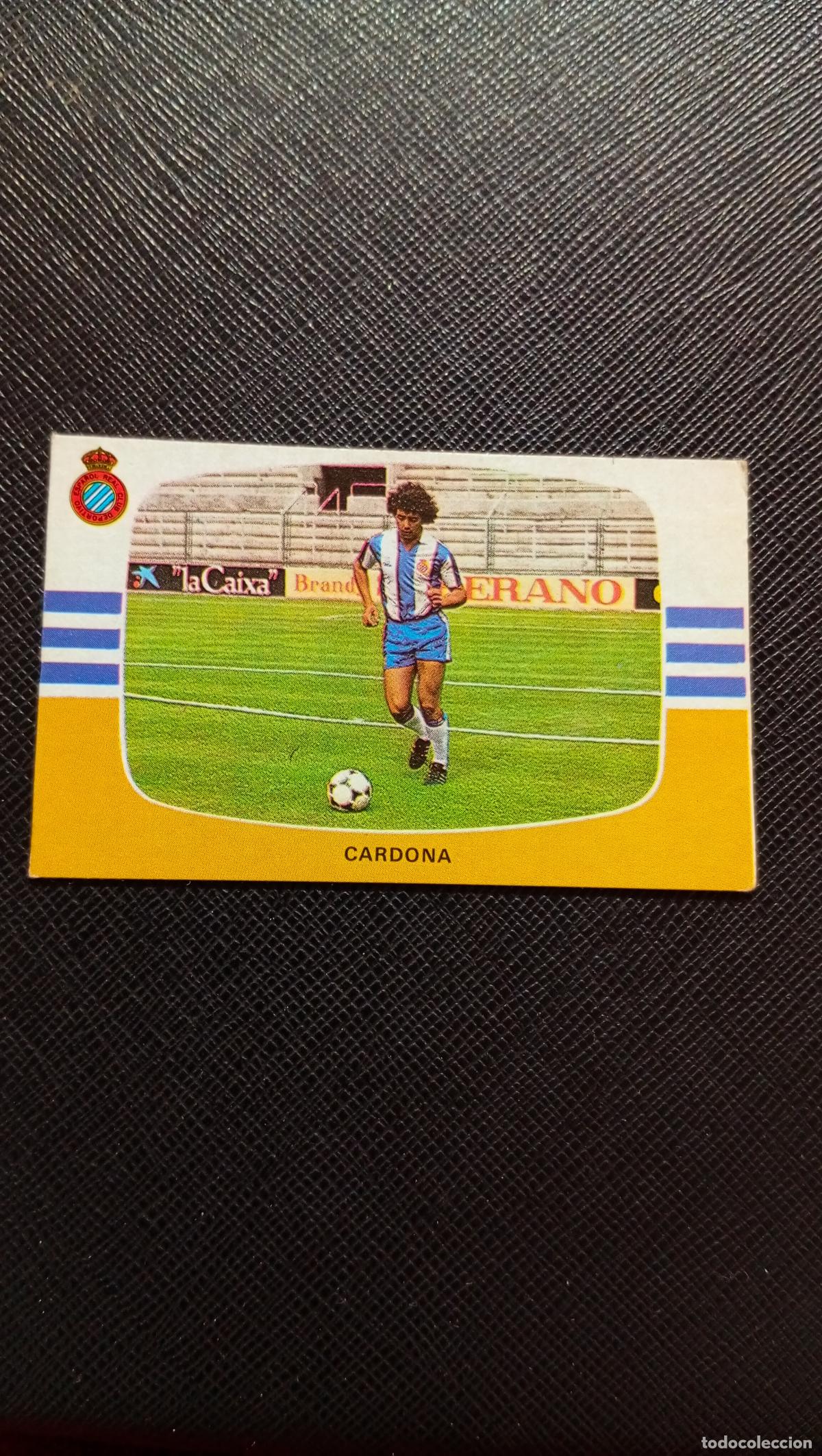 Cromos de F&uacute;tbol: CARDONA ESPA&Ntilde;OL CANO 1984 1985 CROMO FUTBOL 84 85 LIGA - SIN PEGAR - A184 PG25 FICHAJE 27