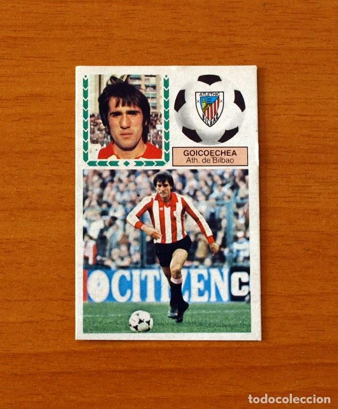 Cromos de F&uacute;tbol: Athletic de Bilbao - Goicoechea - Ediciones Este Liga 1983-1984, 83-84 - Nunca Pegado