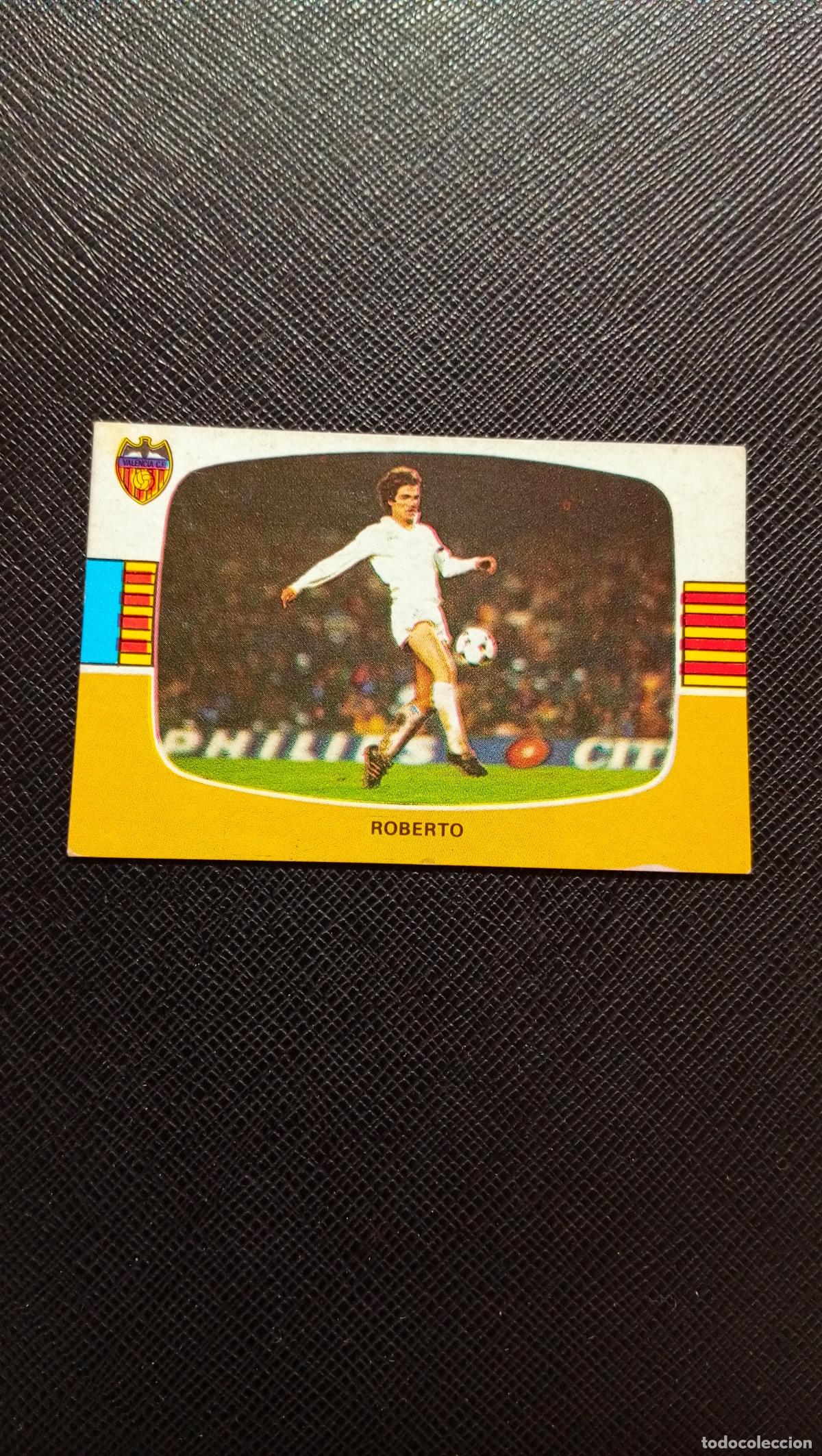 Cromos de F&uacute;tbol: ROBERTO VALENCIA CANO 1984 1985 CROMO FUTBOL 84 85 LIGA - SIN PEGAR - A184 PG27