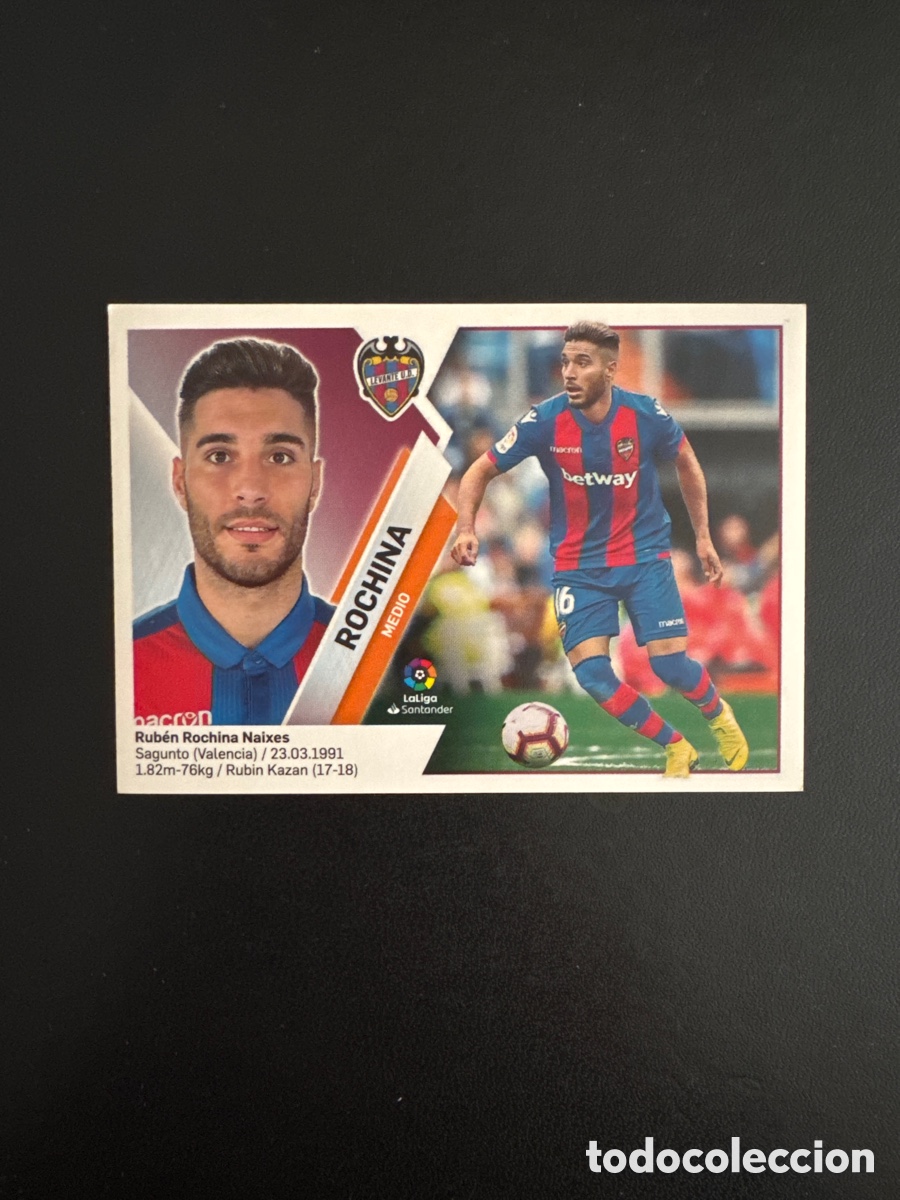 Fu&szlig;ball-Sticker: ROCHINA LEVANTE N&Uacute;MERO 13 LIGA ESTE 2019 2020