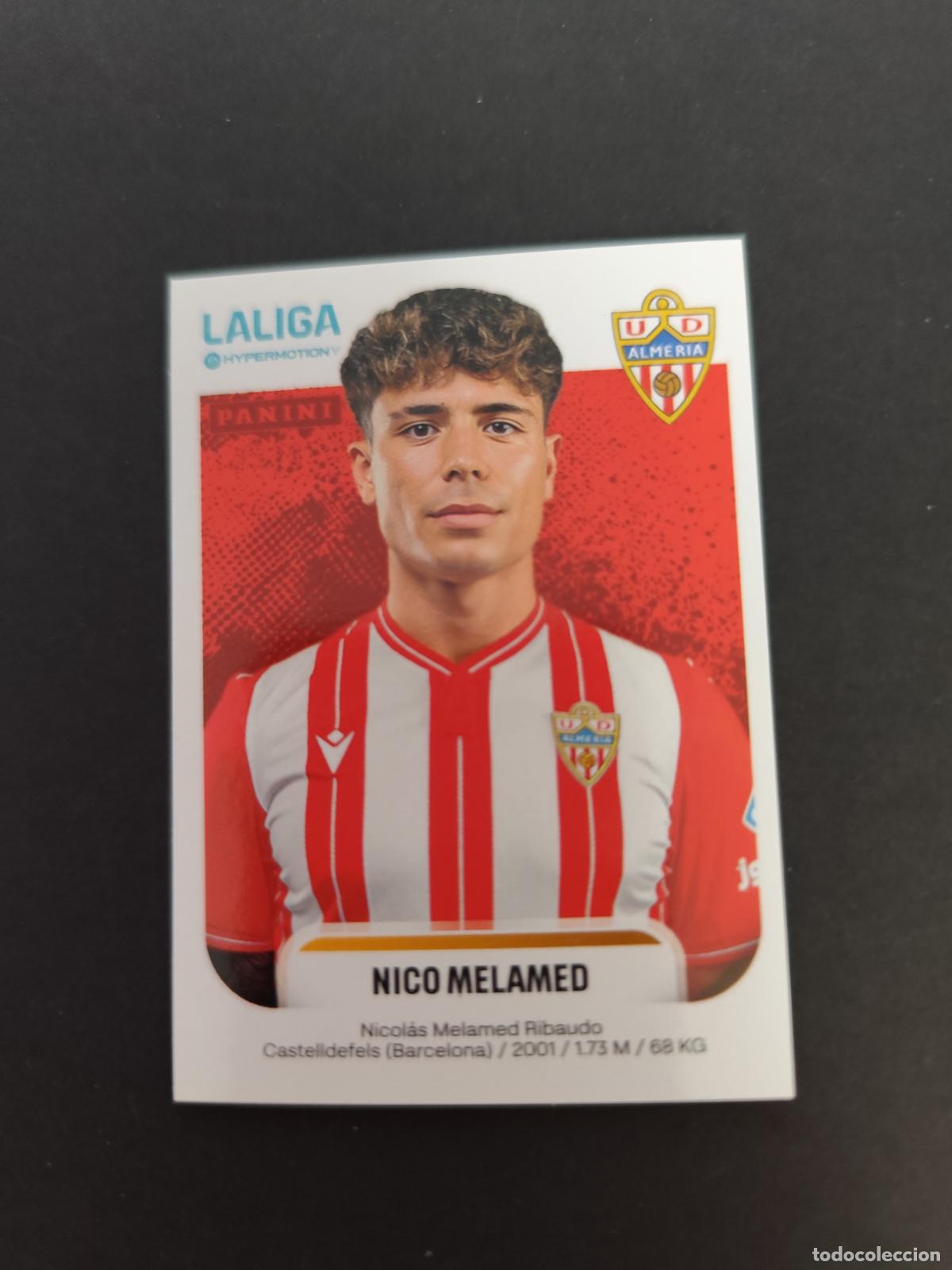 Cromos de F&uacute;tbol: 35 NICO MELAMED ALMER&Iacute;A SEGUNDA 2&ordf; DIVISI&Oacute;N LIGA HYPERMOTION 2025 2026 25 26 PEDIDO M&Iacute;NIMO 2&euro;