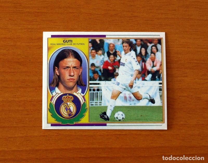 Cromos de F&uacute;tbol: Real Madrid - Guti - Ediciones Este Liga 1996-1997, 96-97 - Nunca Pegado
