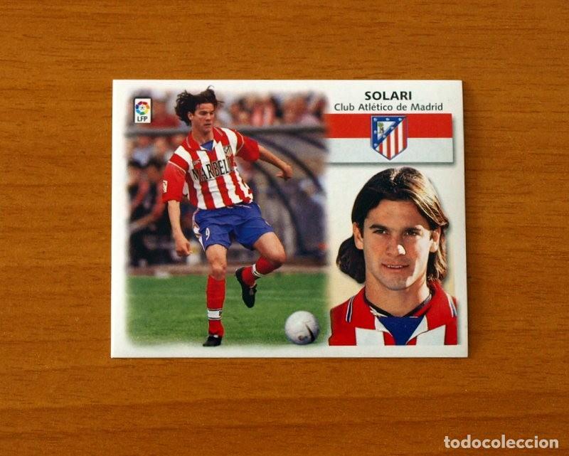 Cromos de F&uacute;tbol: Atl&eacute;tico de Madrid - Solari - Ediciones Este Liga 1999-2000, 99-00 - Nunca Pegado
