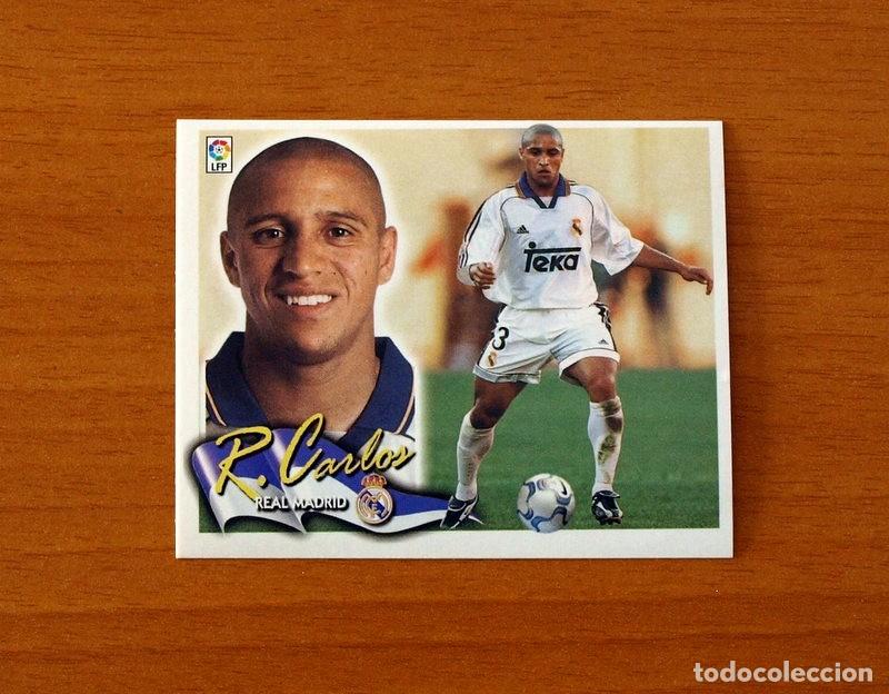 Fu&szlig;ball-Sticker: Real Madrid - Roberto Carlos - Ediciones Este Liga 2000-2001, 00-01 - Nunca Pegado
