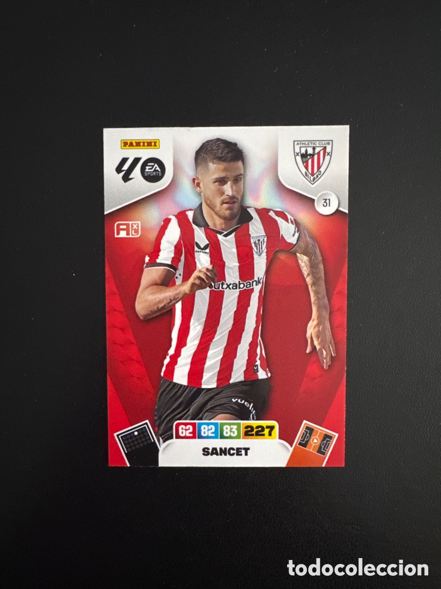 Cromos de F&uacute;tbol: SANCET ATHLETIC DE BILBAO NUMERO 31 ADRENALYN 2025 2026