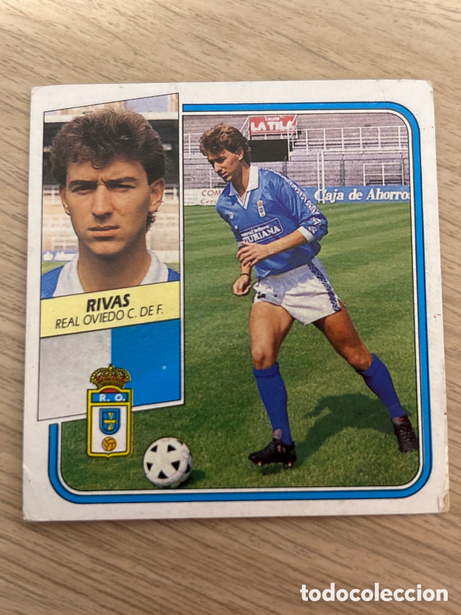 Cromos de F&uacute;tbol: RIVAS OVIEDO FICHAJE 29 LIGA ESTE 1989 1990 89 90 NUNCA PEGADO SIN PEGAR