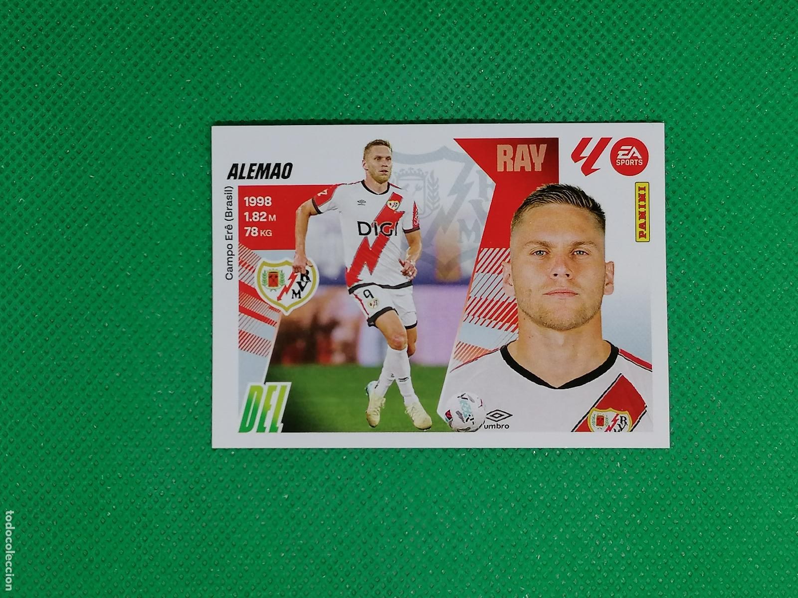 Cartes &agrave; collectionner de Football: 56 ALEMAO RAYO VALLECANO ULTIMOS FICHAJES ⚽ PANINI LIGA ESTE 25 26 2025 2026 ⚽