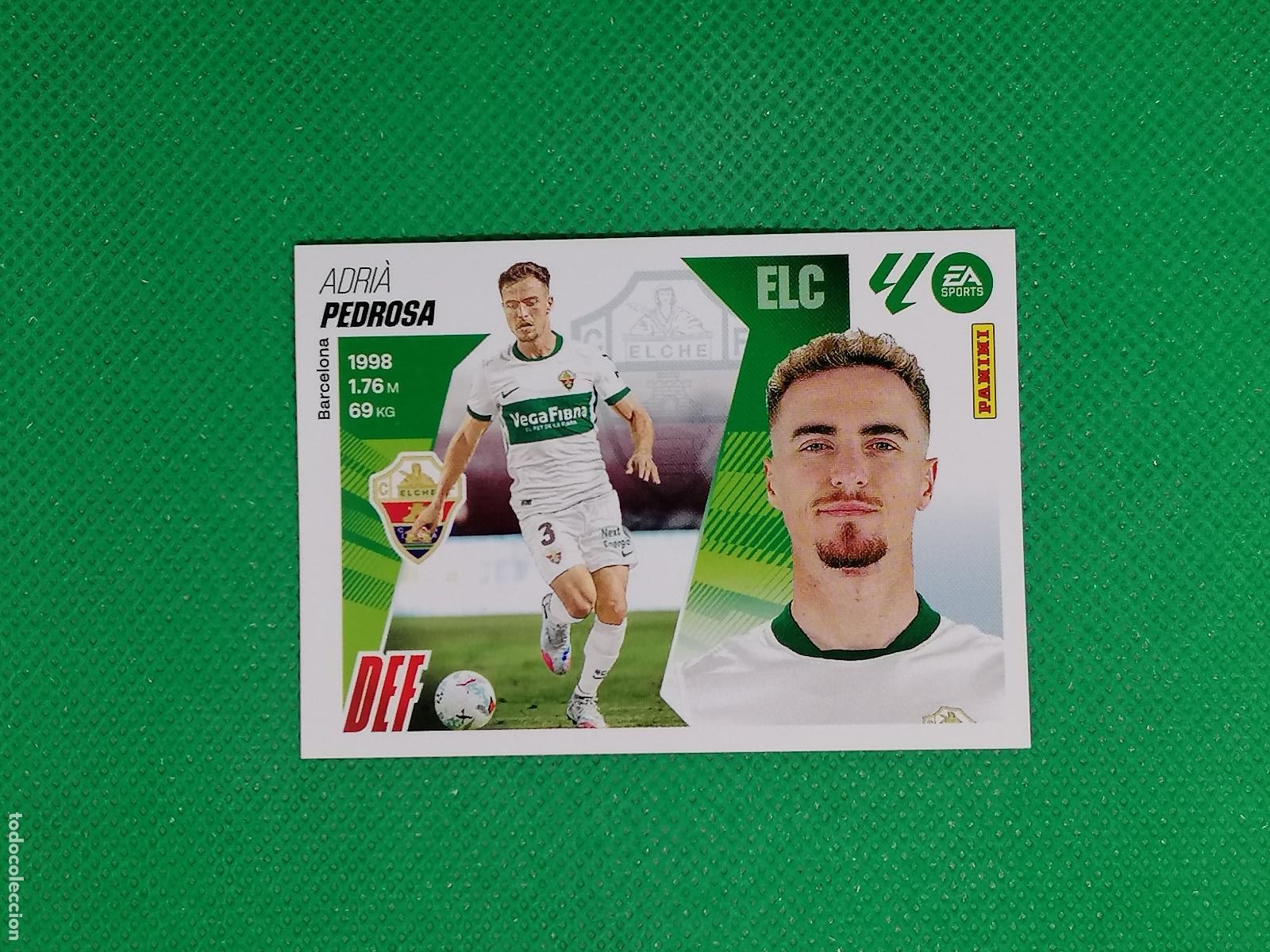 Cartes &agrave; collectionner de Football: 54 PEDROSA ELCHE ULTIMOS FICHAJES ⚽ PANINI LIGA ESTE 25 26 2025 2026 ⚽