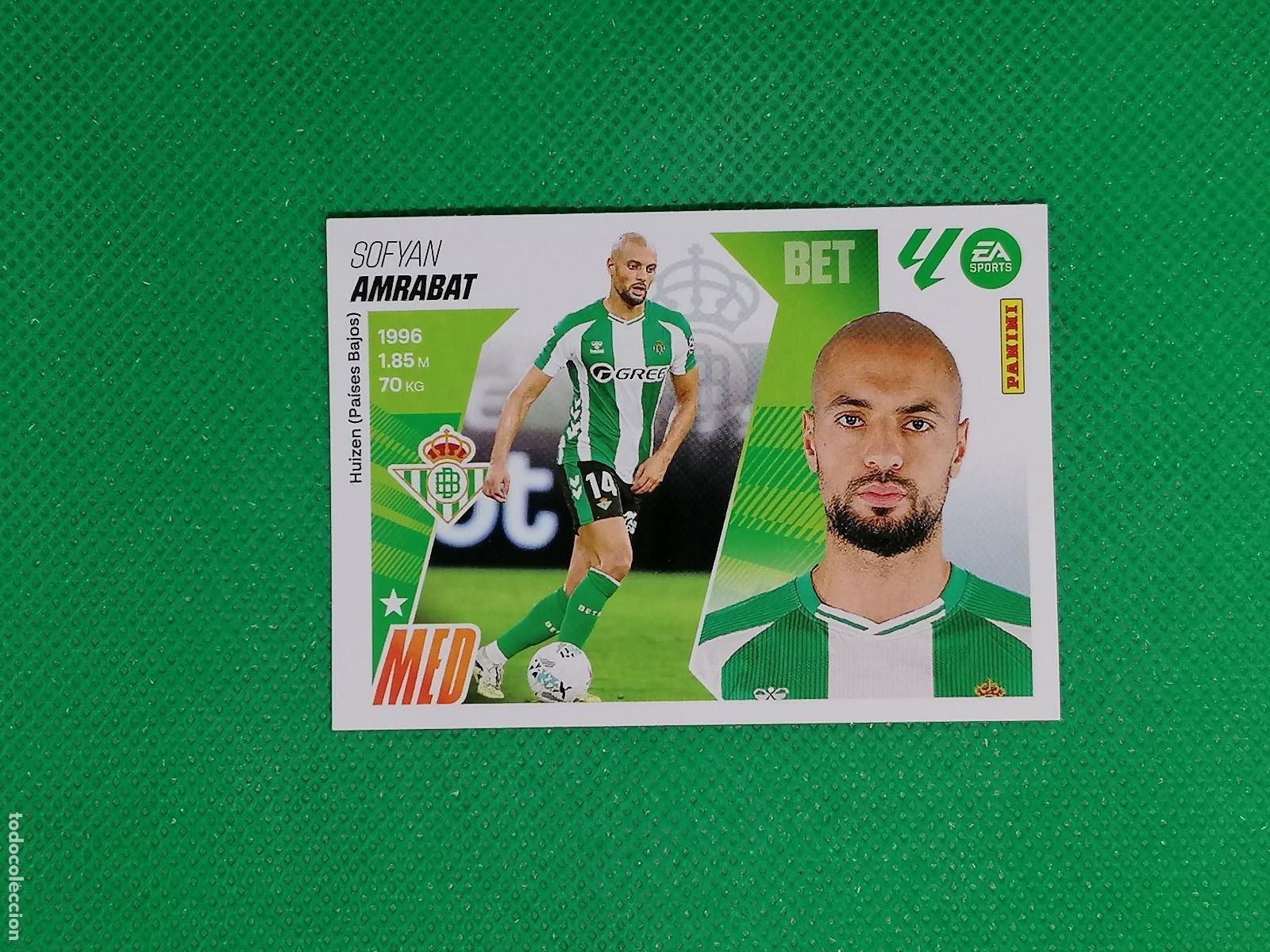 Cartes &agrave; collectionner de Football: 55 AMRABAT BETIS ULTIMOS FICHAJES ⚽ PANINI LIGA ESTE 25 26 2025 2026 ⚽