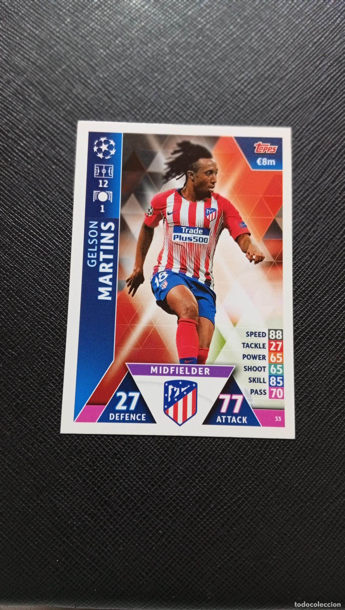 Cromos de f&uacute;tbol: 33 MARTINS AT MADRID TOPPS MATCH ATTAX 2018 2109 FUTBOL CROMO 18 19 - A184 PG42