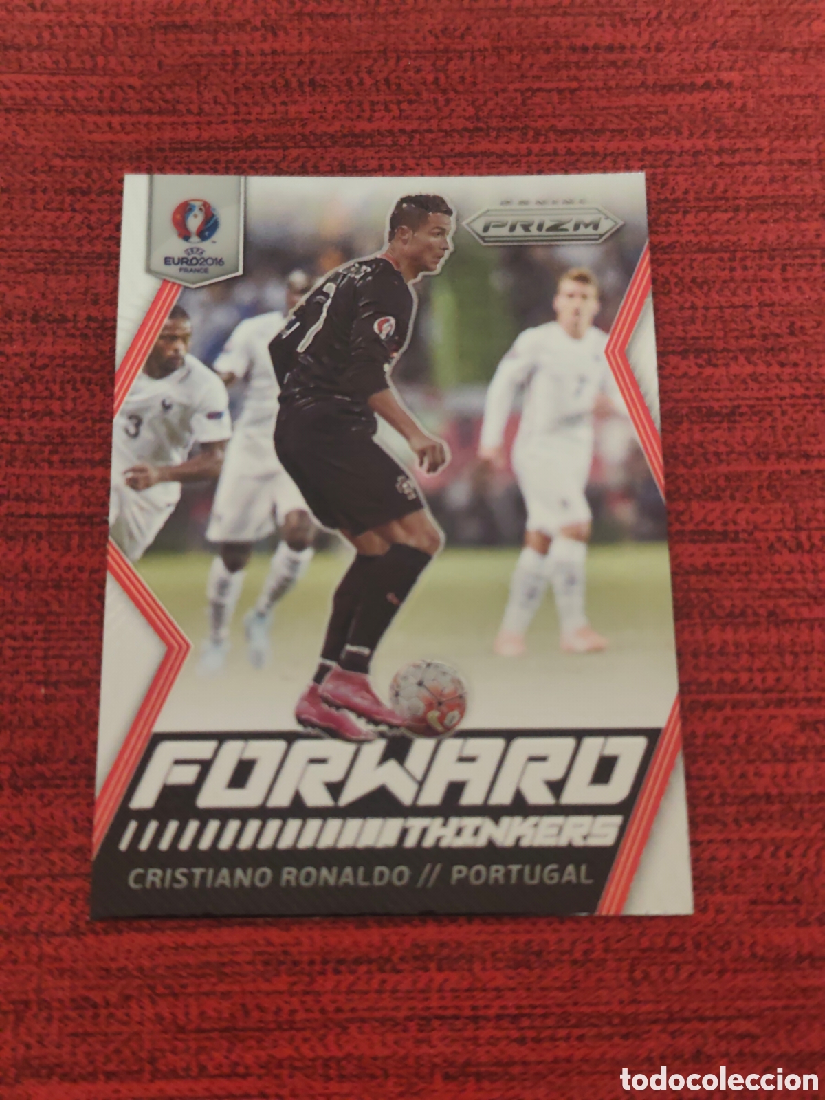 Cromos de F&uacute;tbol: No3 CRISTIANO RONALDO PORTUGAL FORWARD THINKERS PRIZM EURO 2016 FRANCE