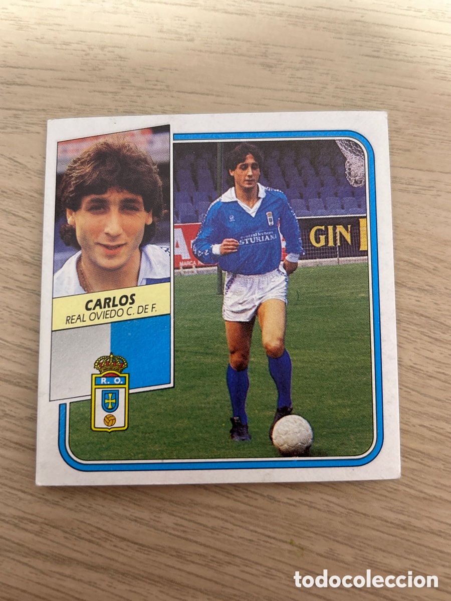 Cromos de F&uacute;tbol: CARLOS OVIEDO FICHAJE 6 LIGA ESTE 1989 1990 89 90 NUNCA PEGADO SIN PEGAR