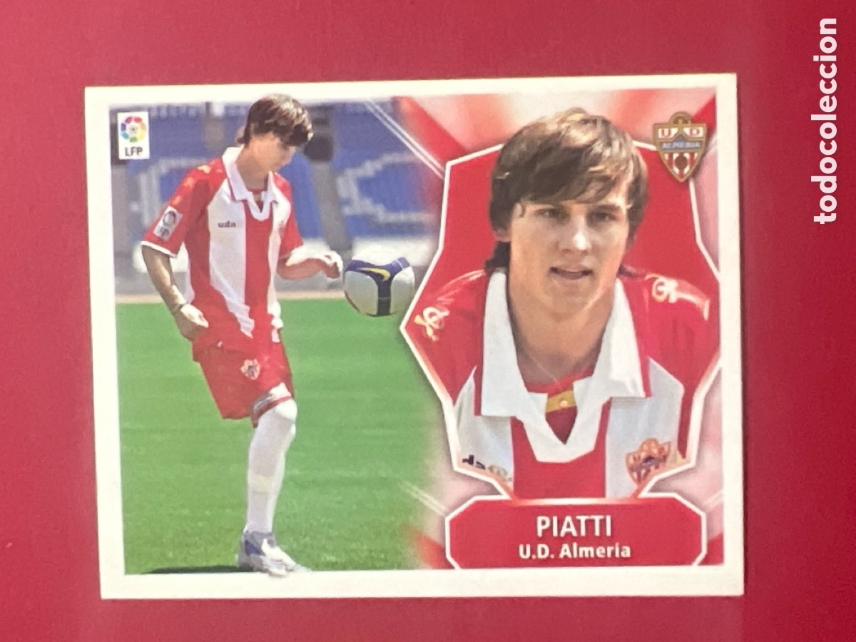 Fu&szlig;ball-Sticker: C4690. Piatti -- Almer&iacute;a -- Fichaje n&ordm; 5 -- 08/09 -- Este -- Nunca Pegado