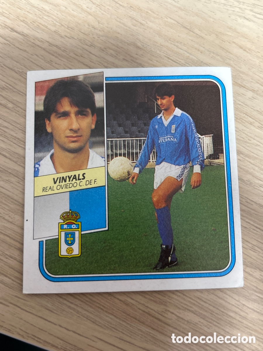 Cromos de F&uacute;tbol: VINYALS REAL OVIEDO LIGA ESTE 1989 1990 89 90 SIN PEGAR NUNCA PEGADO