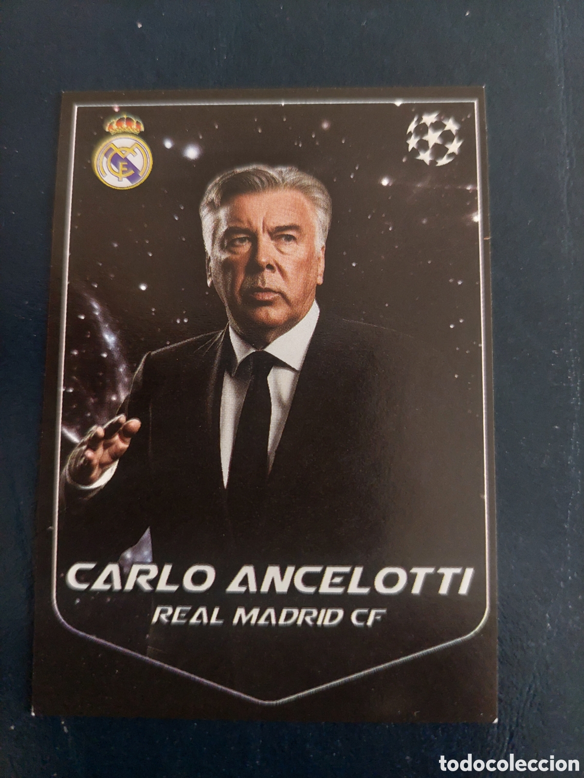 Cromos de F&uacute;tbol: Galaticka Liga Sampiona 2023/24 #076 Carlo Ancelotti REAL MADRID
