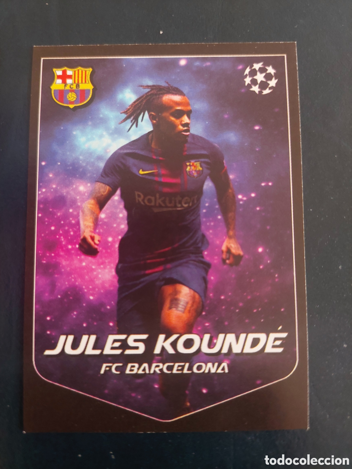 Cromos de F&uacute;tbol: Galaticka Liga Sampiona 2023/24 #069 Jules Kounde BARCELONA