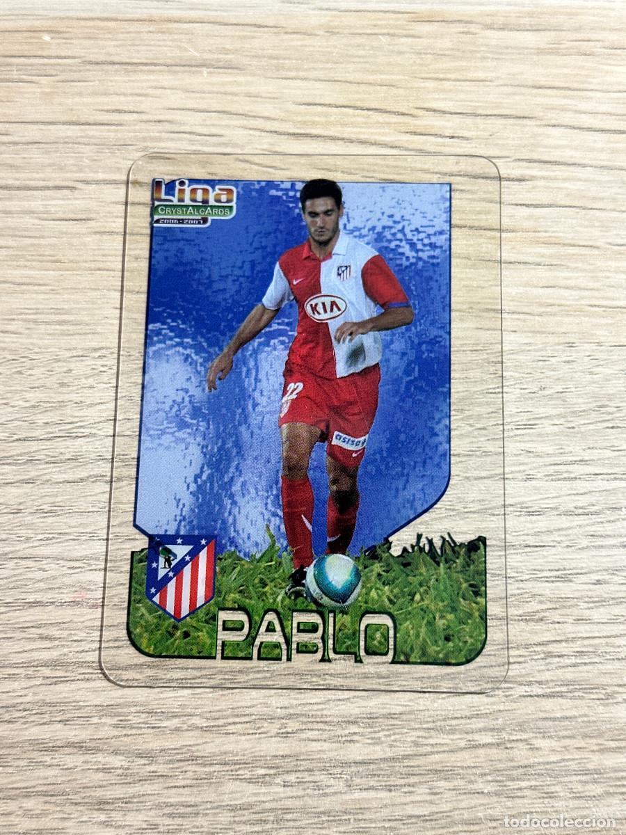 Fu&szlig;ball-Sticker: PABLO n&ordm; 168 ATLETICO DE MADRID CRYSTALCARDS LIGA 2006 2007 MUNDICROMO 06 07