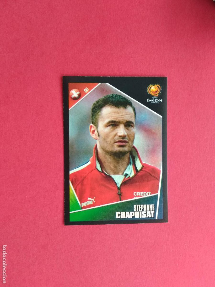 Cromos de F&uacute;tbol: PANINI EURO 2004 PORTUGAL EUROCOPA 04 CROMO NUNCA PEGADO SUIZA N&ordm; 153 CHAPUISAT