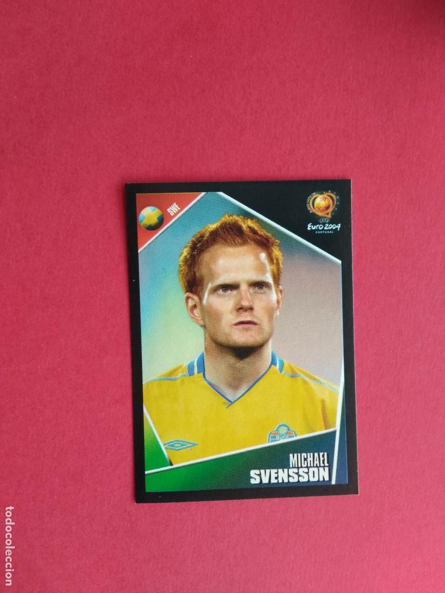 Cromos de F&uacute;tbol: PANINI EURO 2004 PORTUGAL EUROCOPA 04 CROMO NUNCA PEGADO SUECIA N&ordm; 183 SVENSSON