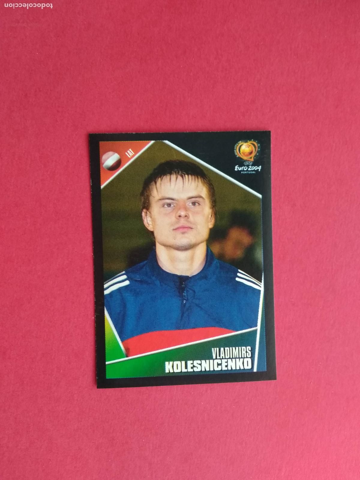 Cromos de F&uacute;tbol: PANINI EURO 2004 PORTUGAL EUROCOPA 04 CROMO NUNCA PEGADO LETONIA N&ordm; 264 KOLESNICENKO