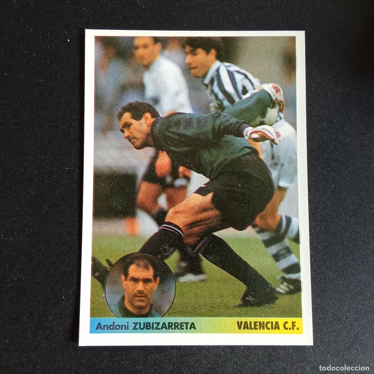 Cromos de F&uacute;tbol: LOS MEJORES EQUIPOS DE EUROPA 1996 1997 96 97 PANINI 298 ZUBIZARRETA VALENCIA SIN PEGAR