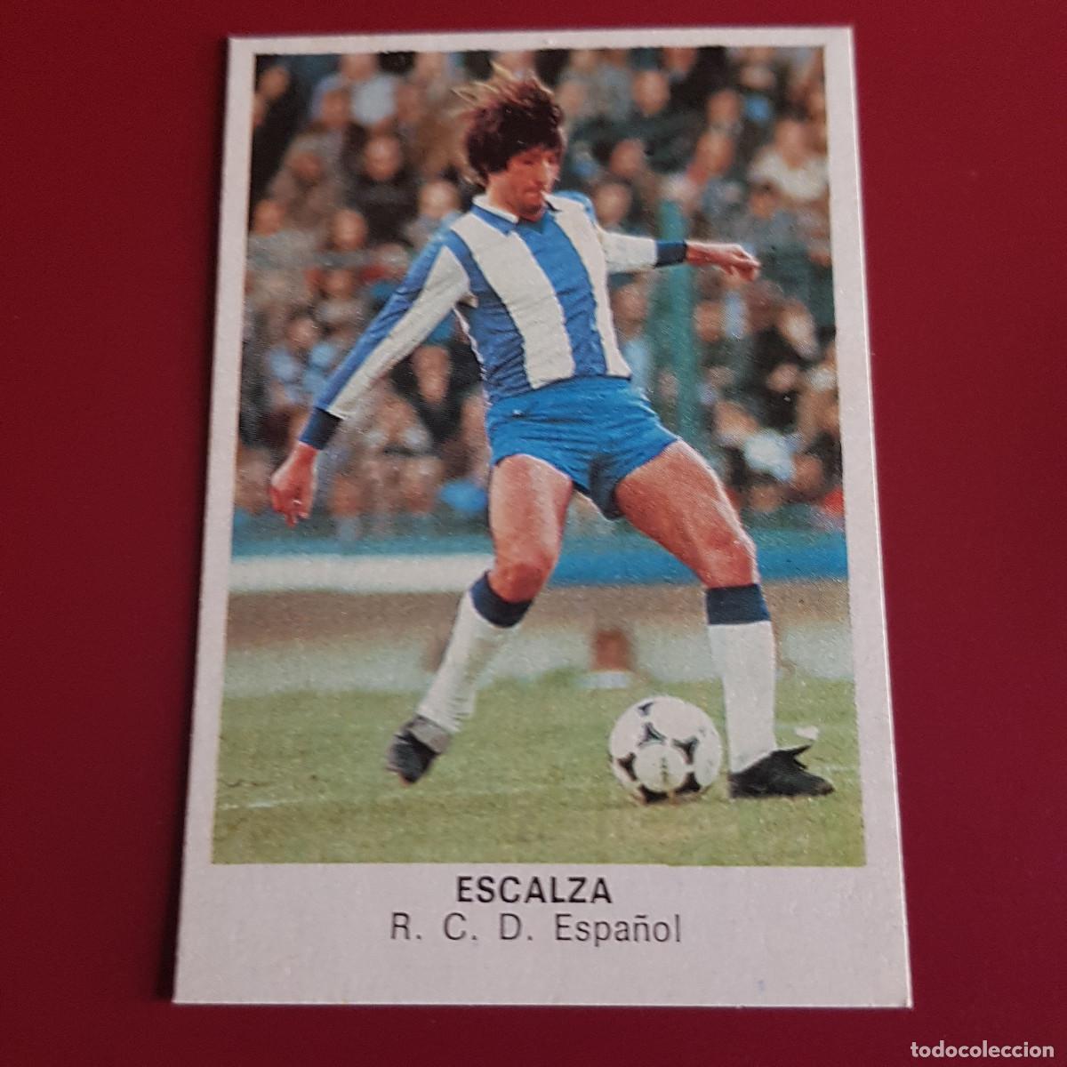 Cromos de F&uacute;tbol: CROPAN - CROMOS CANO - FUTBOL 1983 1984 - 83 84 - ESPA&Ntilde;OL - ESCALZA - NUNCA PEGADO