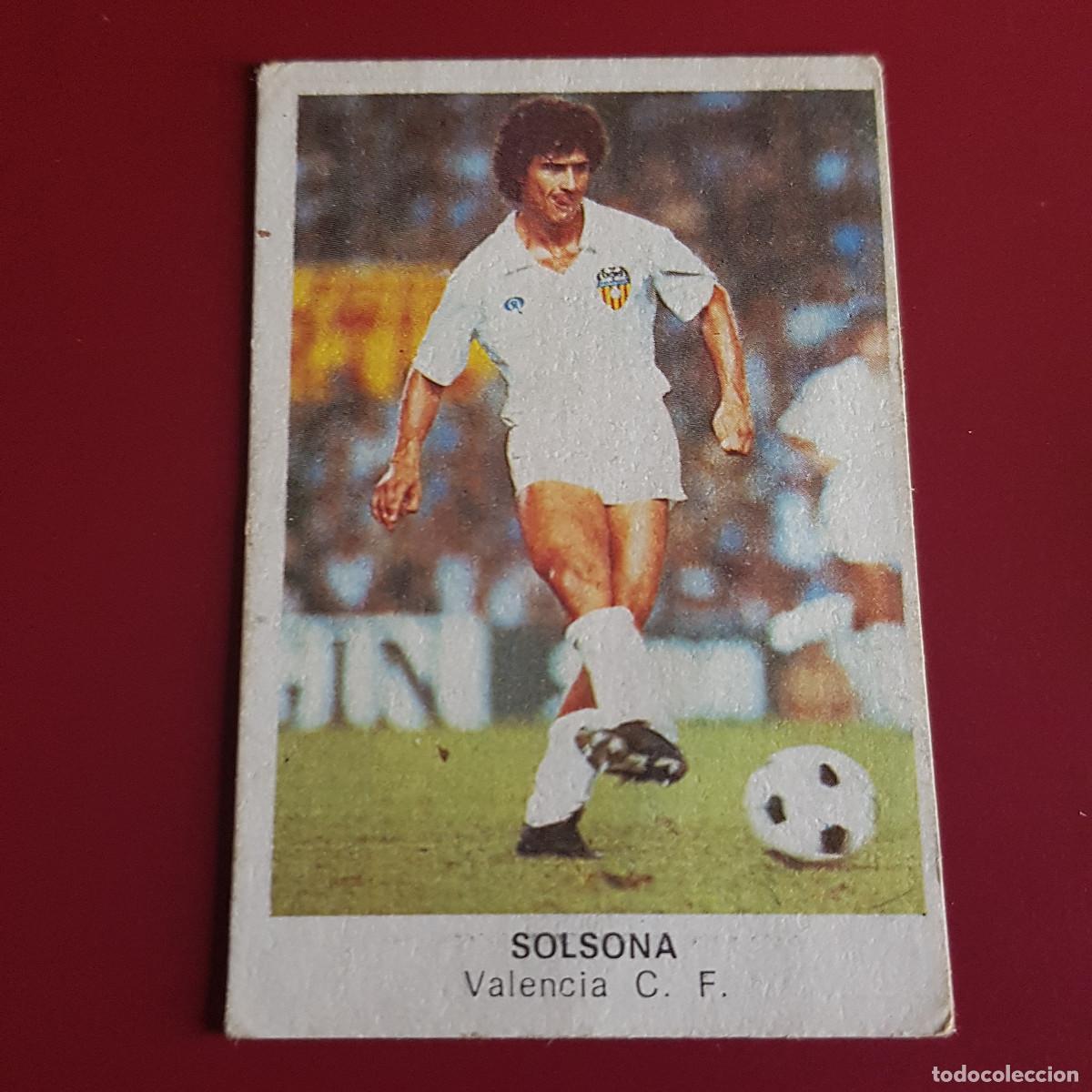 Cromos de F&uacute;tbol: CROPAN - CROMOS CANO - FUTBOL 1983 1984 - 83 84 - VALENCIA - SOLSONA - NUNCA PEGADO