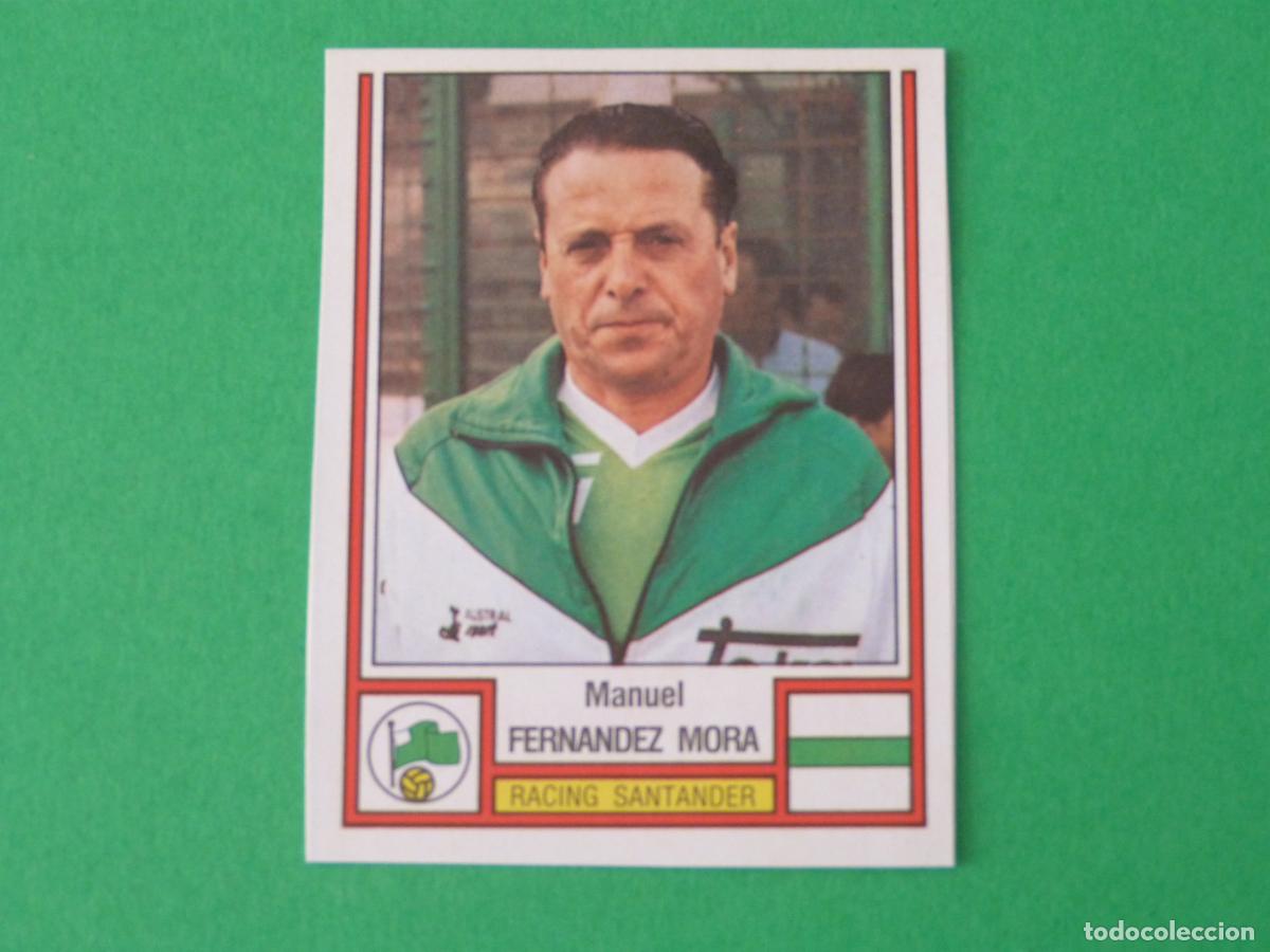 Cromos de F&uacute;tbol: CROMO FUTBOL FERNANDEZ MORA RACING DE SANTANDER RECORTADO N&ordm; 220 LIGA FUTBOL 83/1983 FIGURINE PANINI