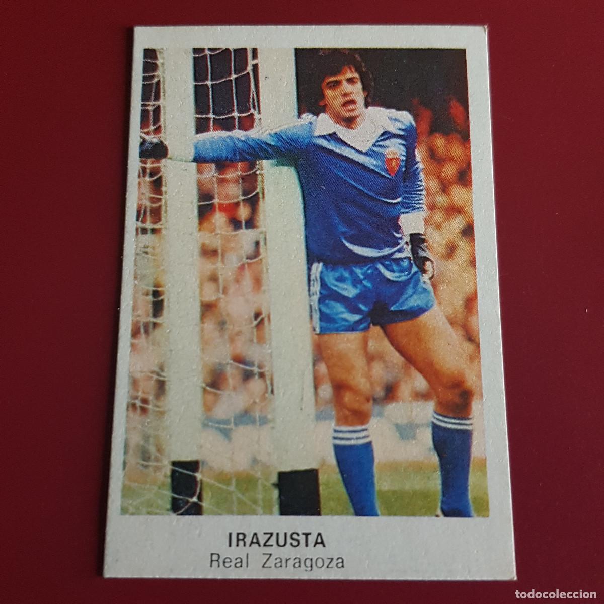 Cromos de F&uacute;tbol: CROPAN - CROMOS CANO - FUTBOL 1983 1984 - 83 84 - ZARAGOZA - IRAZUSTA - NUNCA PEGADO