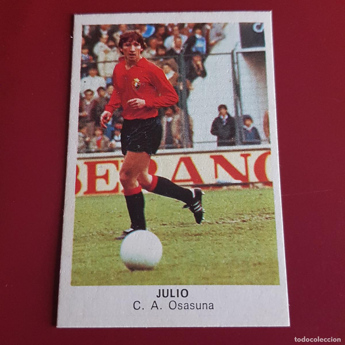 Cromos de F&uacute;tbol: CROPAN - CROMOS CANO - FUTBOL 1983 1984 - 83 84 - OSASUNA - JULIO - NUNCA PEGADO