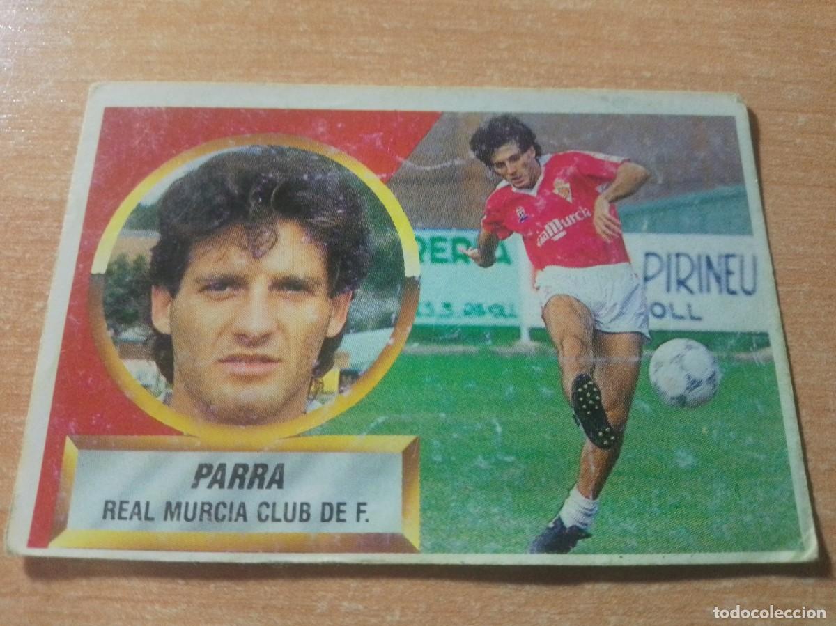 Cromos de F&uacute;tbol: 9 PARRA QUE ES BAJA DEL MURCIA 88 89 EDICIONES ESTE 1988 1989 SIN PEGAR