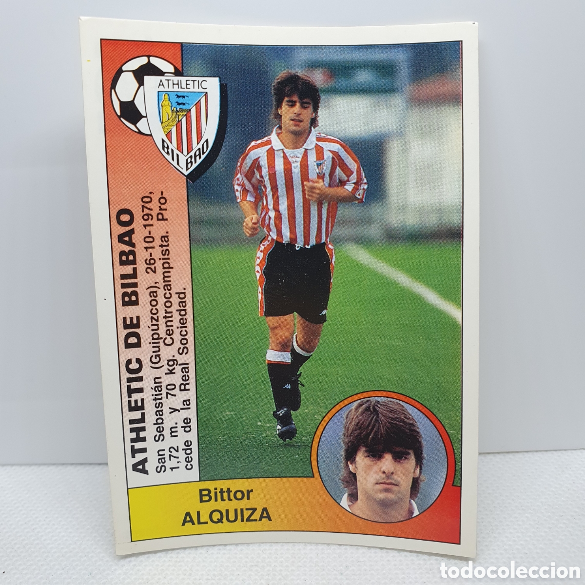 Cromos de F&uacute;tbol: ⚽️ CROMO DE FUTBOL ALQUIZA ATHLETIC DE BILBAO LIGA 94-95 PANINI ALBUM - ESTAMPAS ADHESIVAS - CARTAS