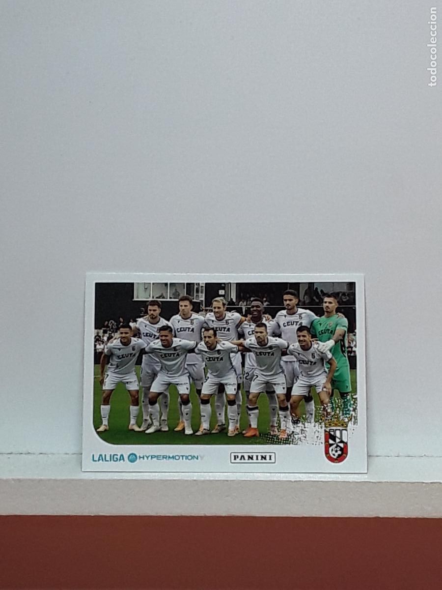 Cromos de F&uacute;tbol: LALIGA HYPERMOTION 2025 2026 25 26 ALBUM PANINI LIGA N 117 CEUTA ALINEACION EQUIPO