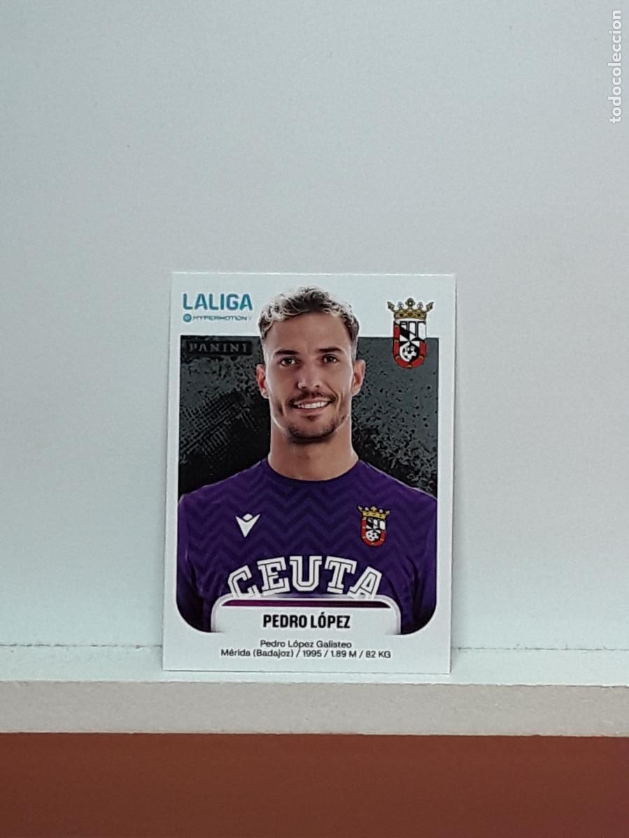 Cromos de F&uacute;tbol: LALIGA HYPERMOTION 2025 2026 25 26 ALBUM PANINI LIGA N 119 CEUTA PEDRO LOPEZ