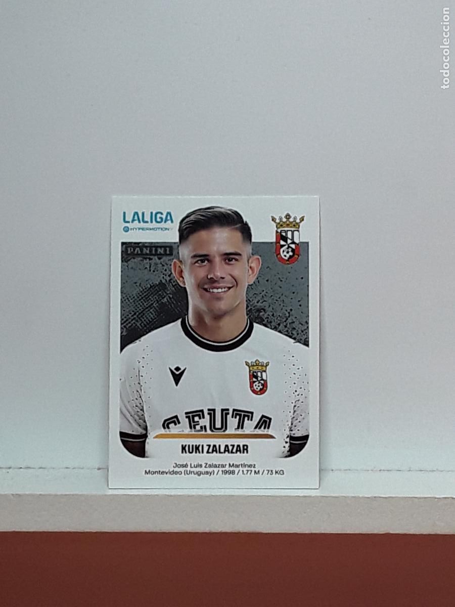Cromos de F&uacute;tbol: LALIGA HYPERMOTION 2025 2026 25 26 ALBUM PANINI LIGA N 129 CEUTA KUKI ZALAZAR