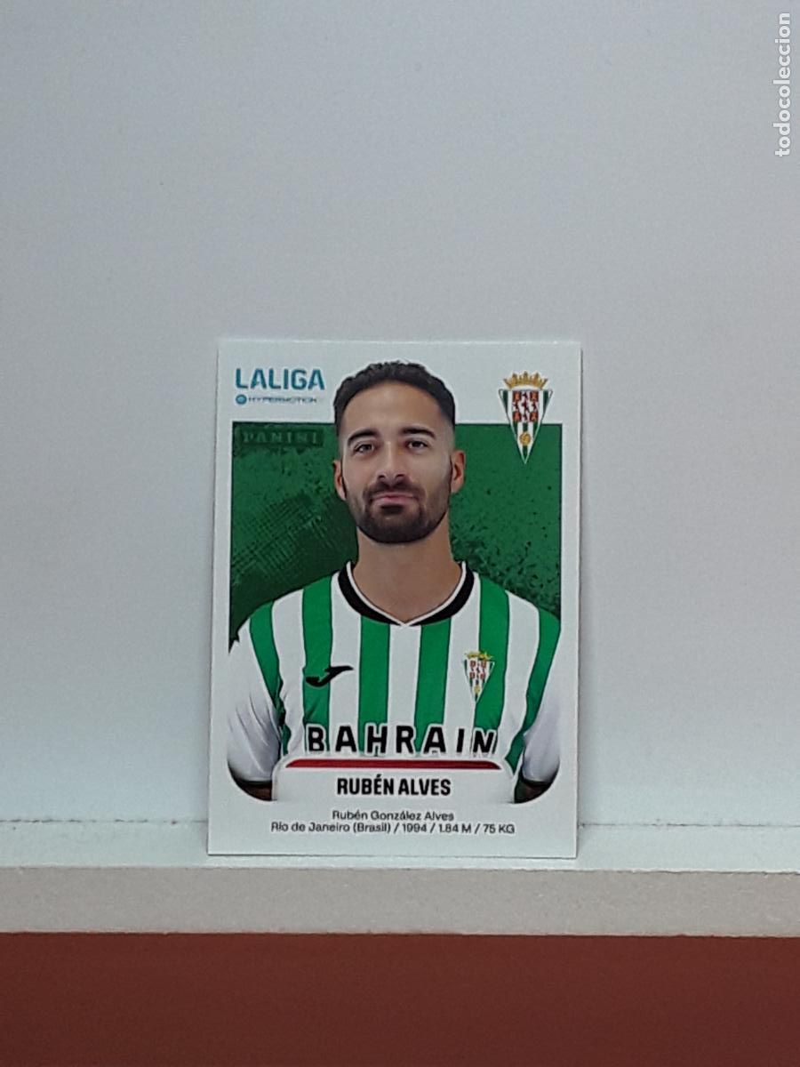 Cromos de F&uacute;tbol: LALIGA HYPERMOTION 2025 2026 25 26 ALBUM PANINI LIGA N 143 CORDOBA RUBEN ALVES