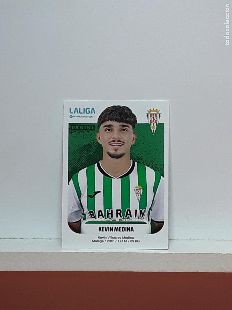 Cromos de F&uacute;tbol: LALIGA HYPERMOTION 2025 2026 25 26 ALBUM PANINI LIGA N 151 CORDOBA KEVIN MEDINA