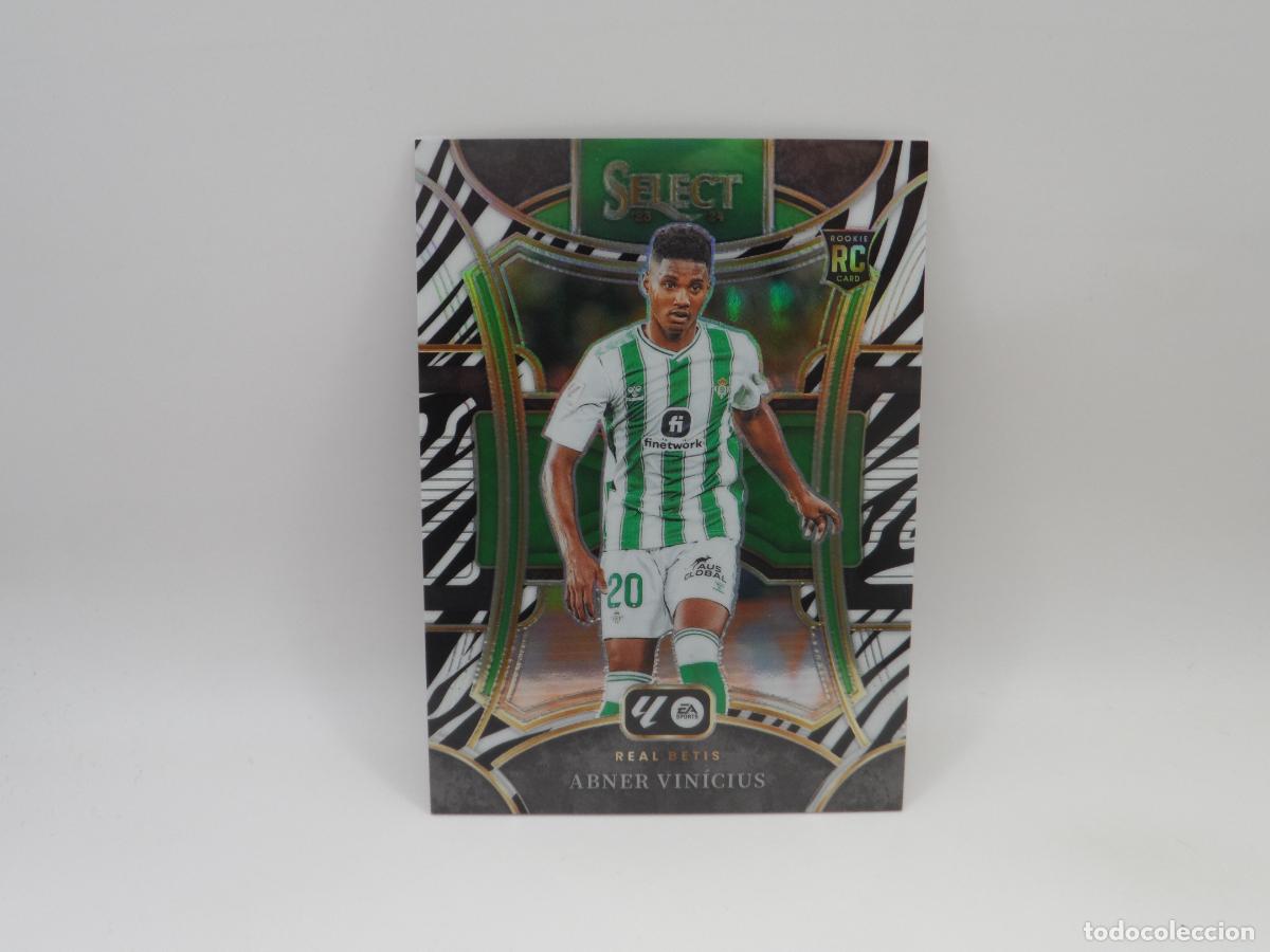 Cartes &agrave; collectionner de Football: 164 ABNER VINICIUS ROOKIE NUMERADA /25 ZEBRA PRIZM BETIS PANINI SELECT 2023 2024 23 24