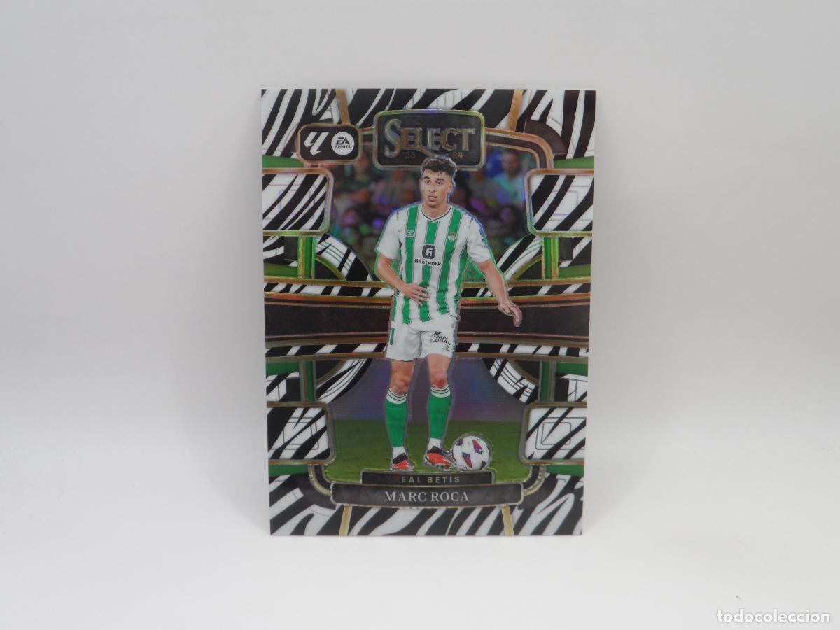Cromos de F&uacute;tbol: 61 MARC ROCA NUMERADA /25 ZEBRA PRIZM BETIS PANINI SELECT 2023 2024 23 24